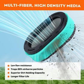 Hipa air filter installed on Kohler 7000 engine demonstrates fit
