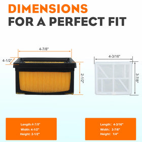Hipa air filter kit fuel line 2ft supports clean fuel delivery and starts