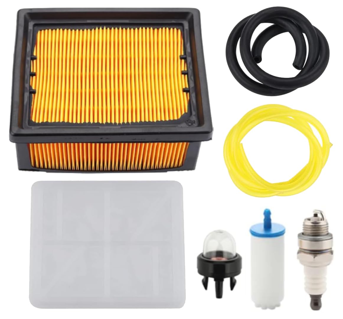 Hipa air filter kit for K760, front view, showing components for smoother saw performance