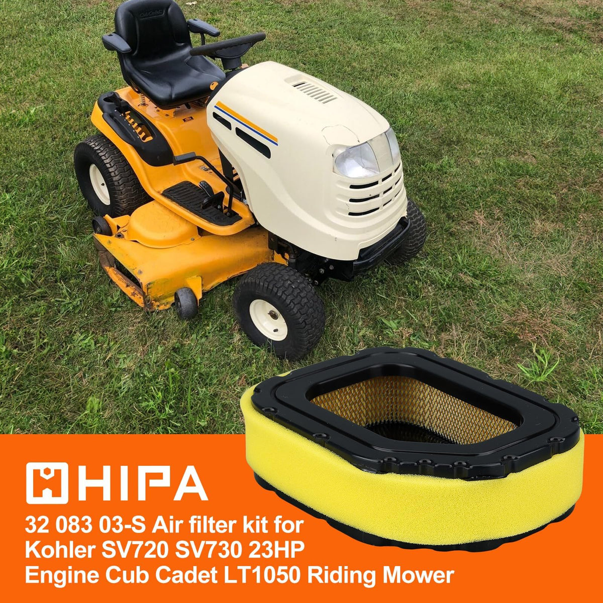 Hipa Kohler SV720-SV730 air filter supports reliable engine performance