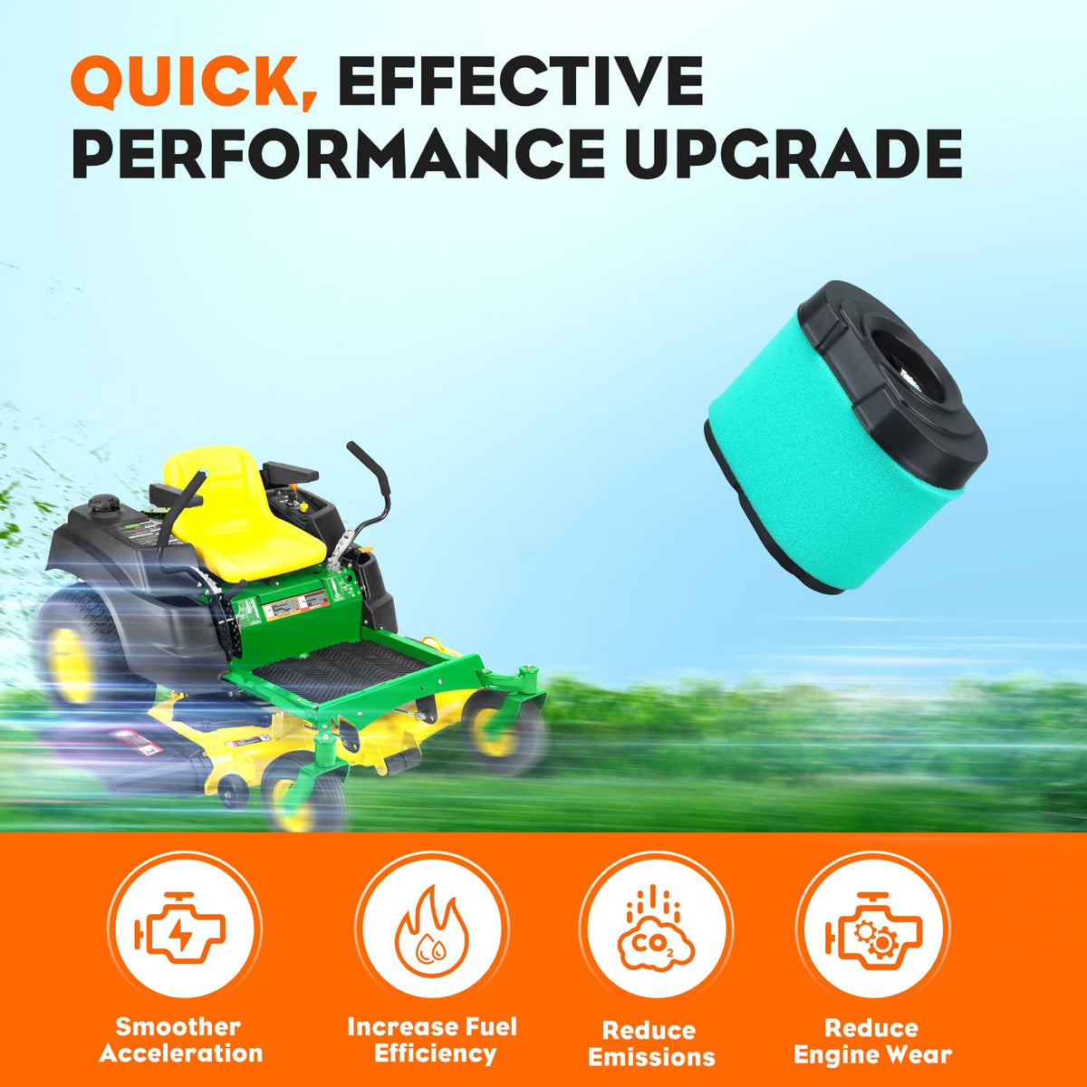 PU resin seal on HIPA filter ensures leak-proof fit