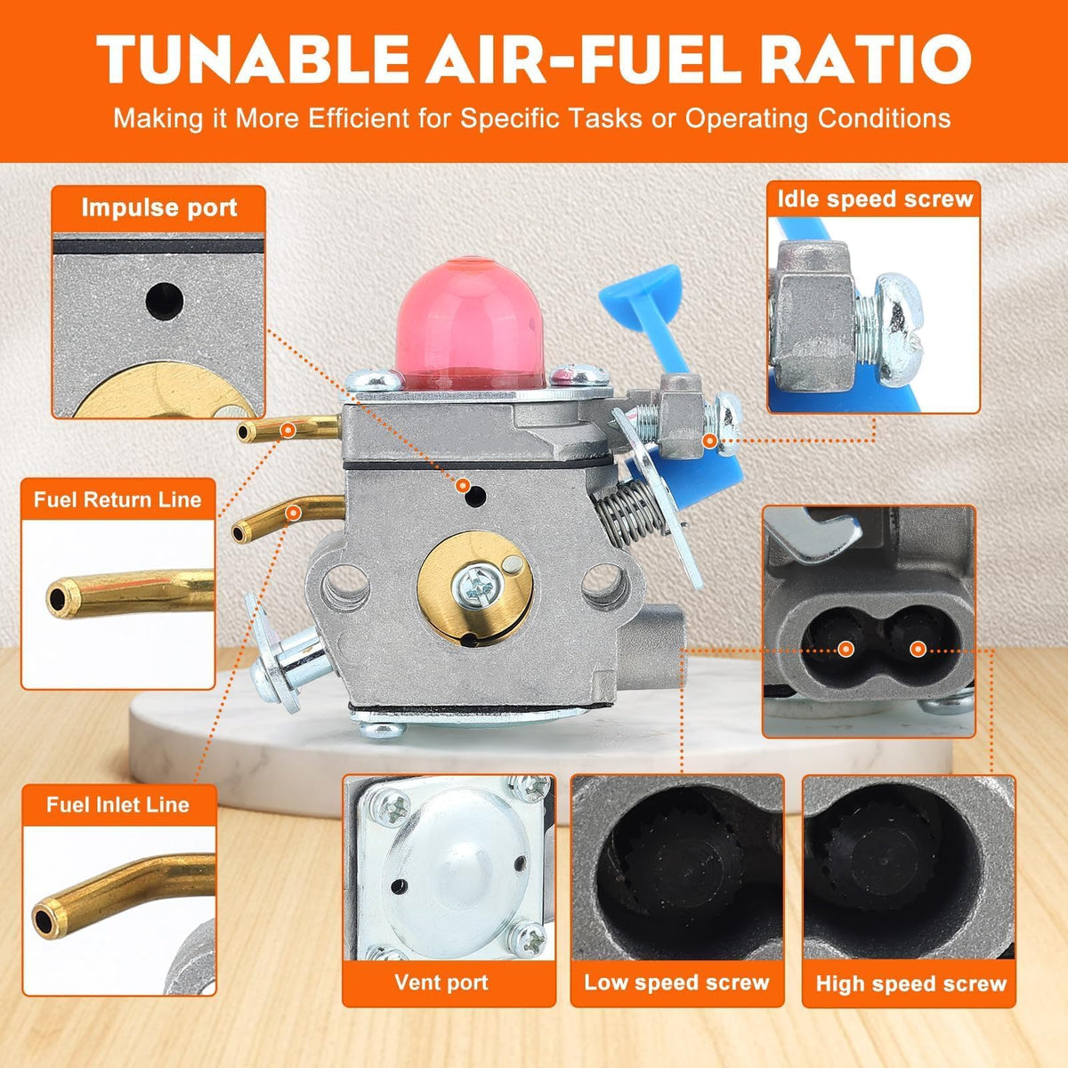 Hipa air filters two included for cleaner airflow and smoother operation.