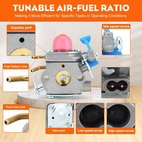 Hipa air filters two included for cleaner airflow and smoother operation.