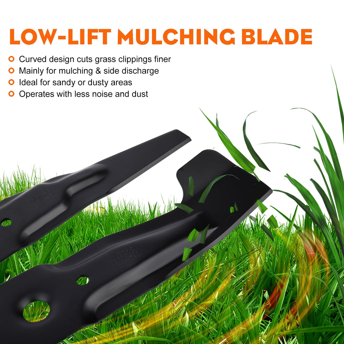 Hipa alloy steel blades with rust-prevent coating