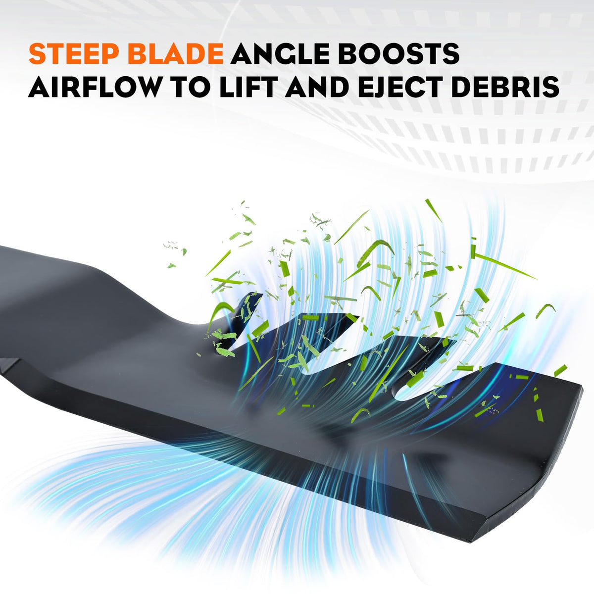 Durable alloy steel construction provides long-lasting performance