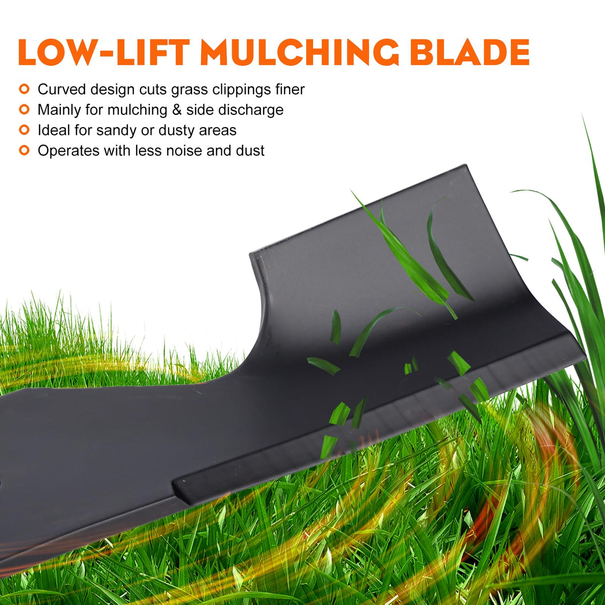 Hipa alloy steel blades resist wear for longer service life