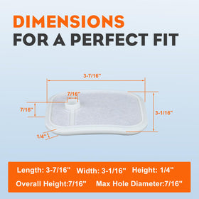 Hipa BCZ2460S air filter delivers dense filtration for cleaner air in the intake.