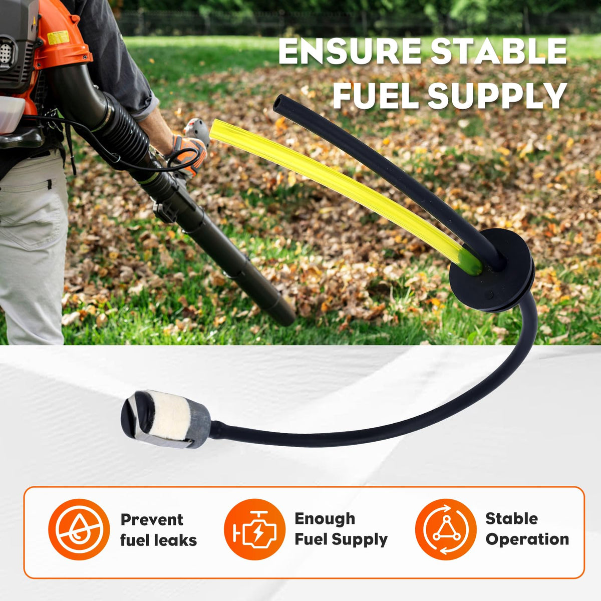Hipa BCZ2460S brush cutter line kit enhances fuel delivery under tough cuts
