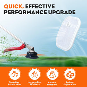 Hipa BCZ2650S air filter maintains steady airflow for consistent trimming performance.
