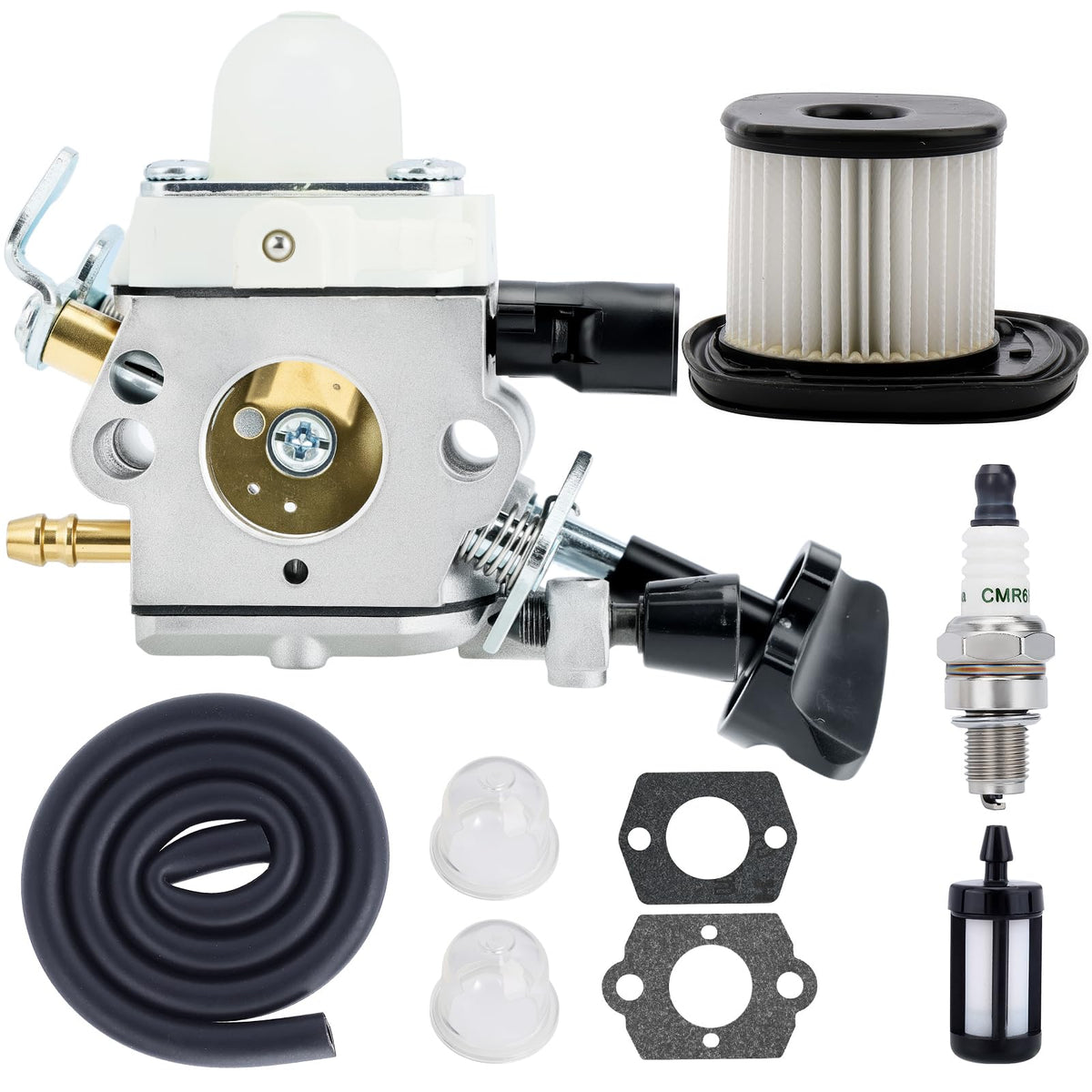 Hipa BG86 carburetor kit front view, ready-to-install replacement for reliable performance.