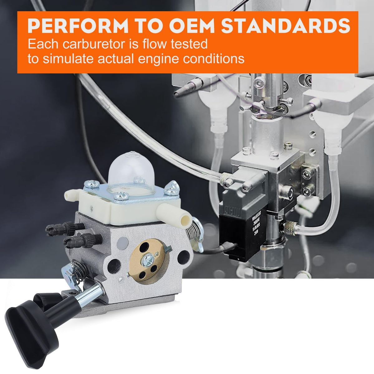 Hipa BG86 fuel line included, durable supply line for reliable fuel delivery.