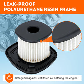 Hipa BG86 high-efficiency filter reduces clogging for smoother airflow.