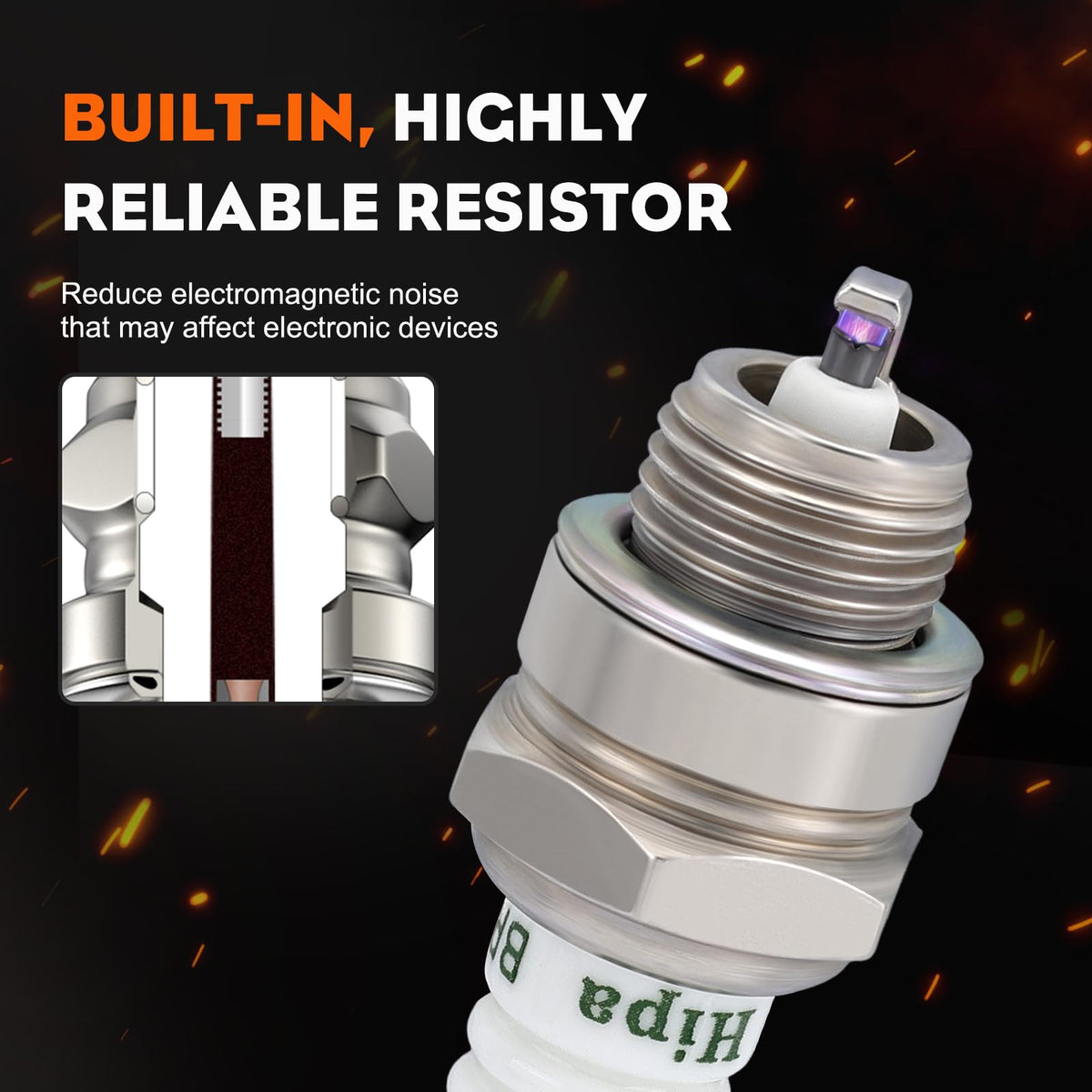 Hipa BPMR7A 14mm thread diameter for broad compatibility.