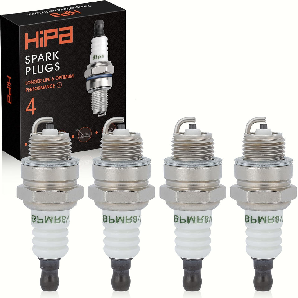 Hipa BPMR8Y spark plug closeup showing rugged, durable design for reliable ignition