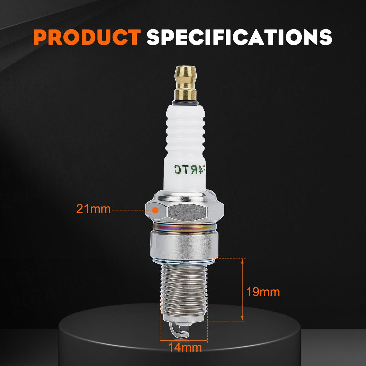 Hipa BPR4ES spark plug John Deere M805853 compatibility for durable operation.
