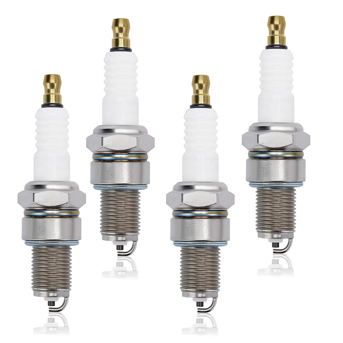 Hipa BPR4ES spark plug pack front view for easy fit assessment.