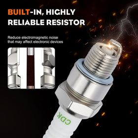 Hipa BPR6HS spark plug in box label highlighting compatibility