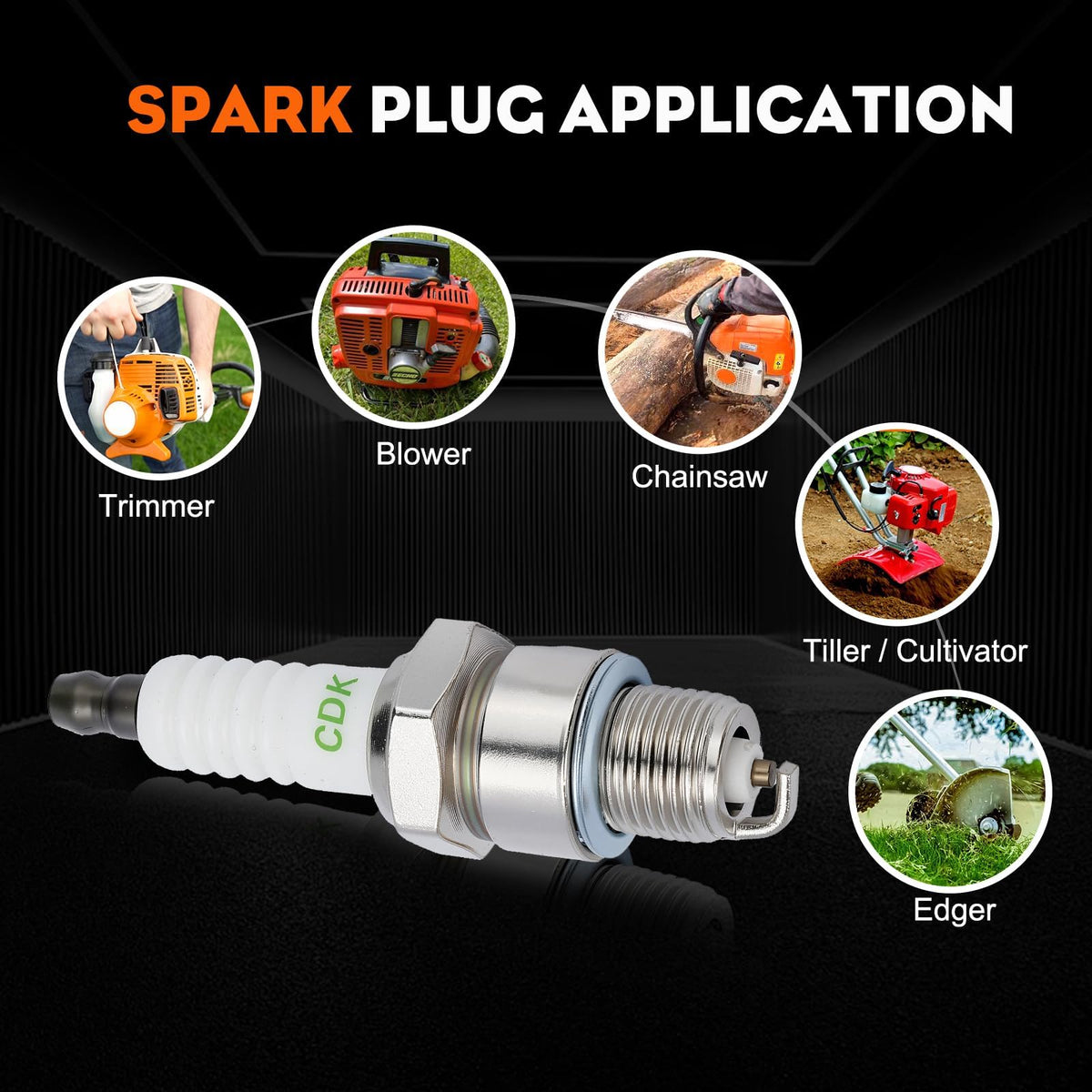 Stock-ready pack of Hipa BPR6HS plugs for easy replacement