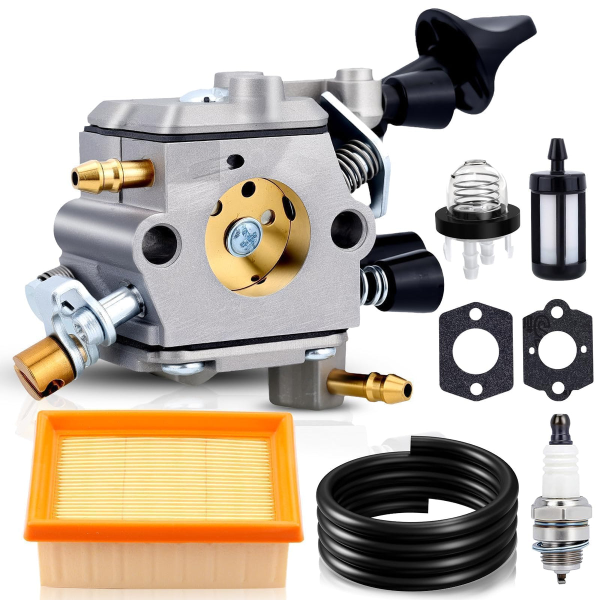 Hipa BR430 carburetor assembly for BR350/BR450 improves compatibility and reliability.