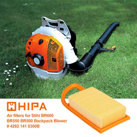 HIPA BR550 air filter with leak-proof seal design improves engine protection