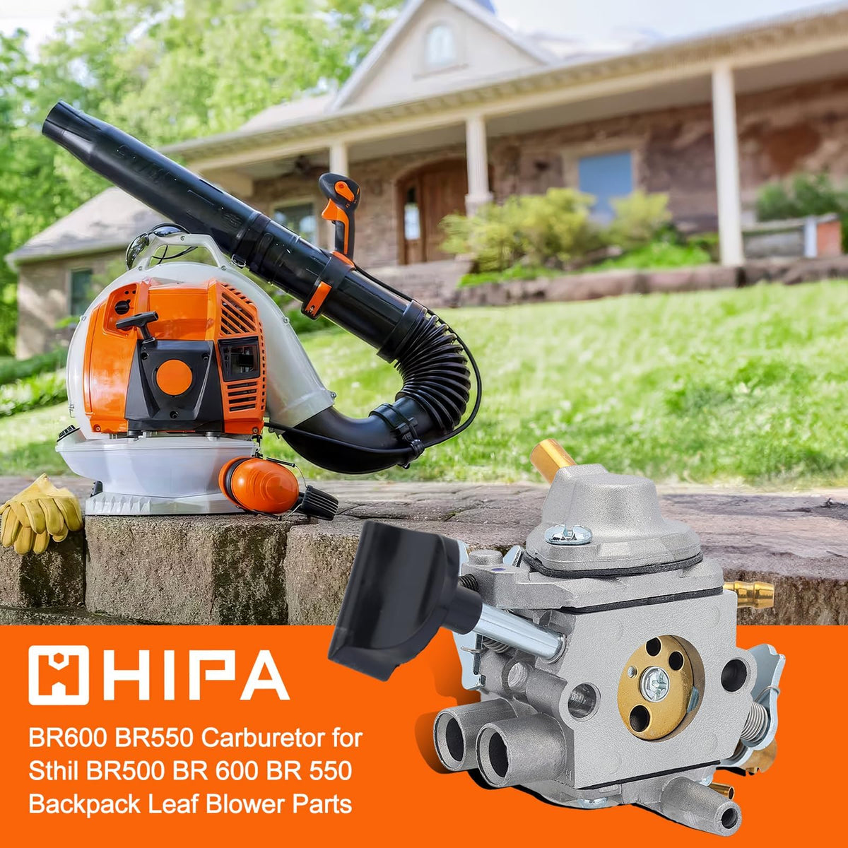 Hipa BR600 air filter image, helps clean air intake for smoother operation