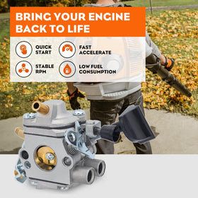 Hipa BR600 primer bulb image, facilitates easy starting in cold or dusty conditions