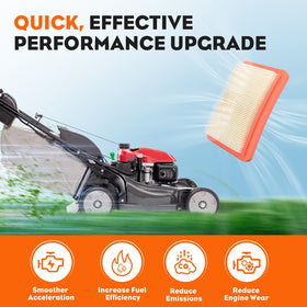Hipa bundle includes fuel filter and spark plug for complete service.