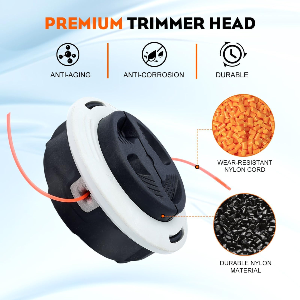 Hipa C26-2 adjustable line capacity up to 2.7 mm.