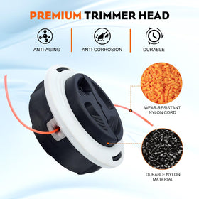 Hipa C26-2 adjustable line capacity up to 2.7 mm.