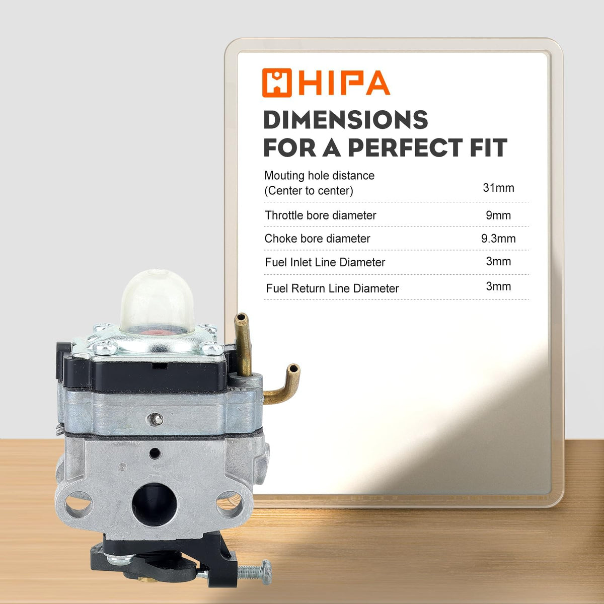 Hipa C430 fuel tube secures fuel delivery and minimizes leaks