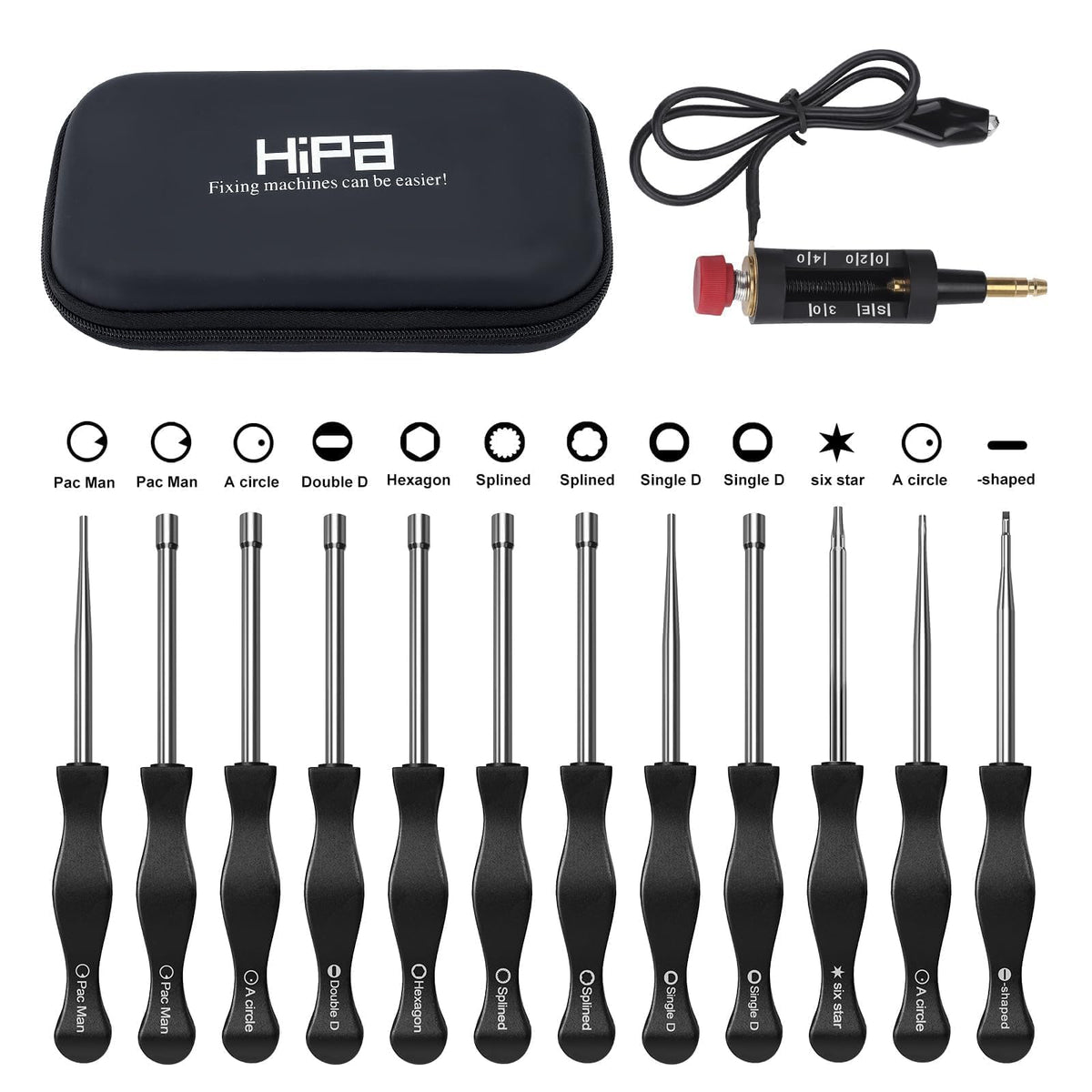 Hipa carburetor adjustment tools kit with square handle for precise tuning.
