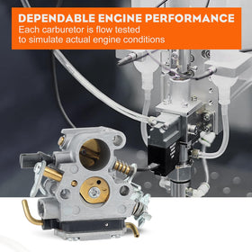 Hipa carburetor adjustment tool included for quick tuning.