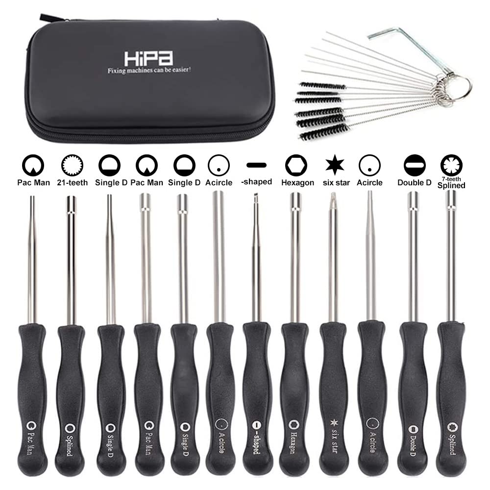 HIPA carburetor adjustment tool set in a protective case for field tuning.