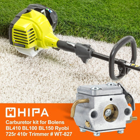 Hipa carburetor kit with air filter and primer for easy installation.