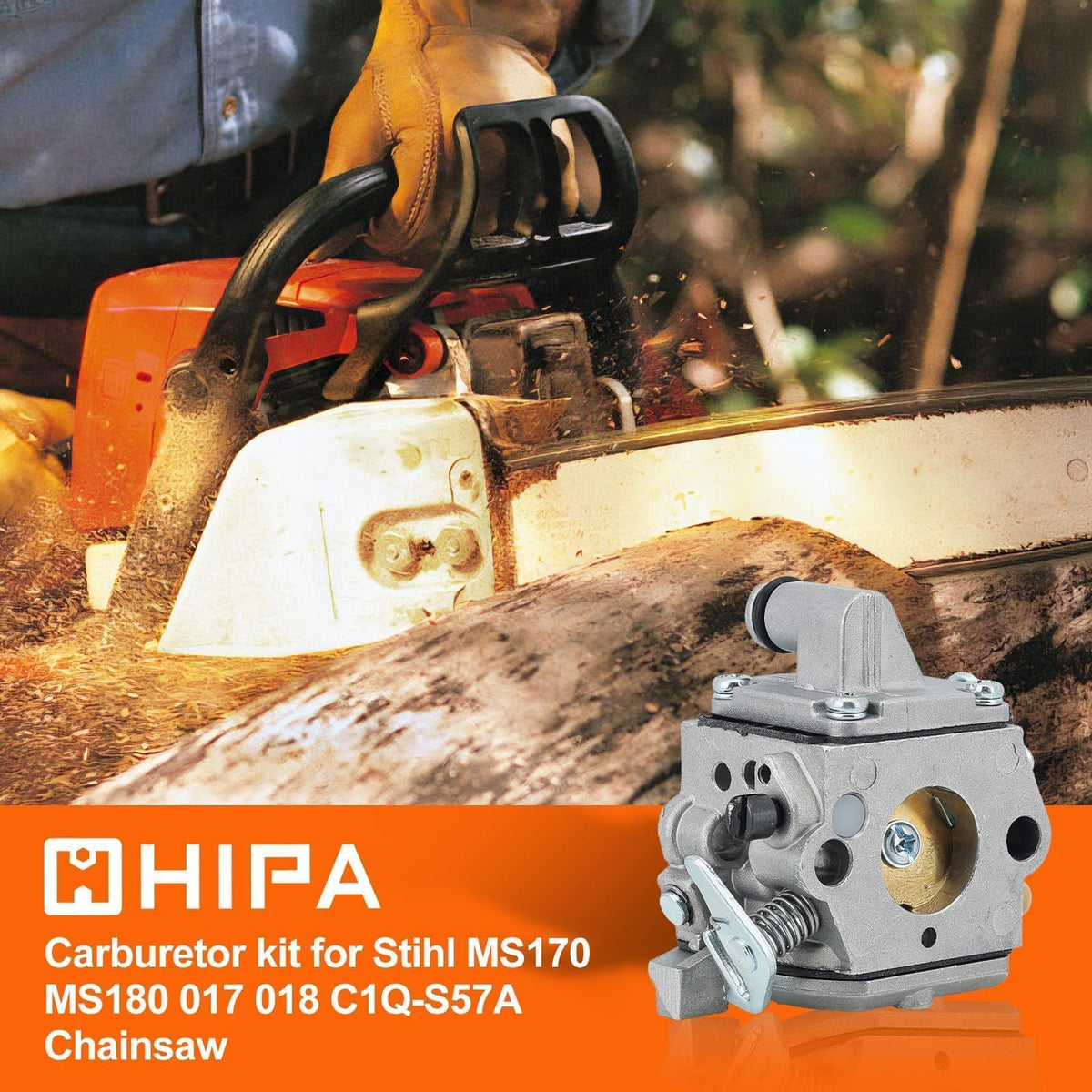 Hipa carburetor kit in package ready for installation.