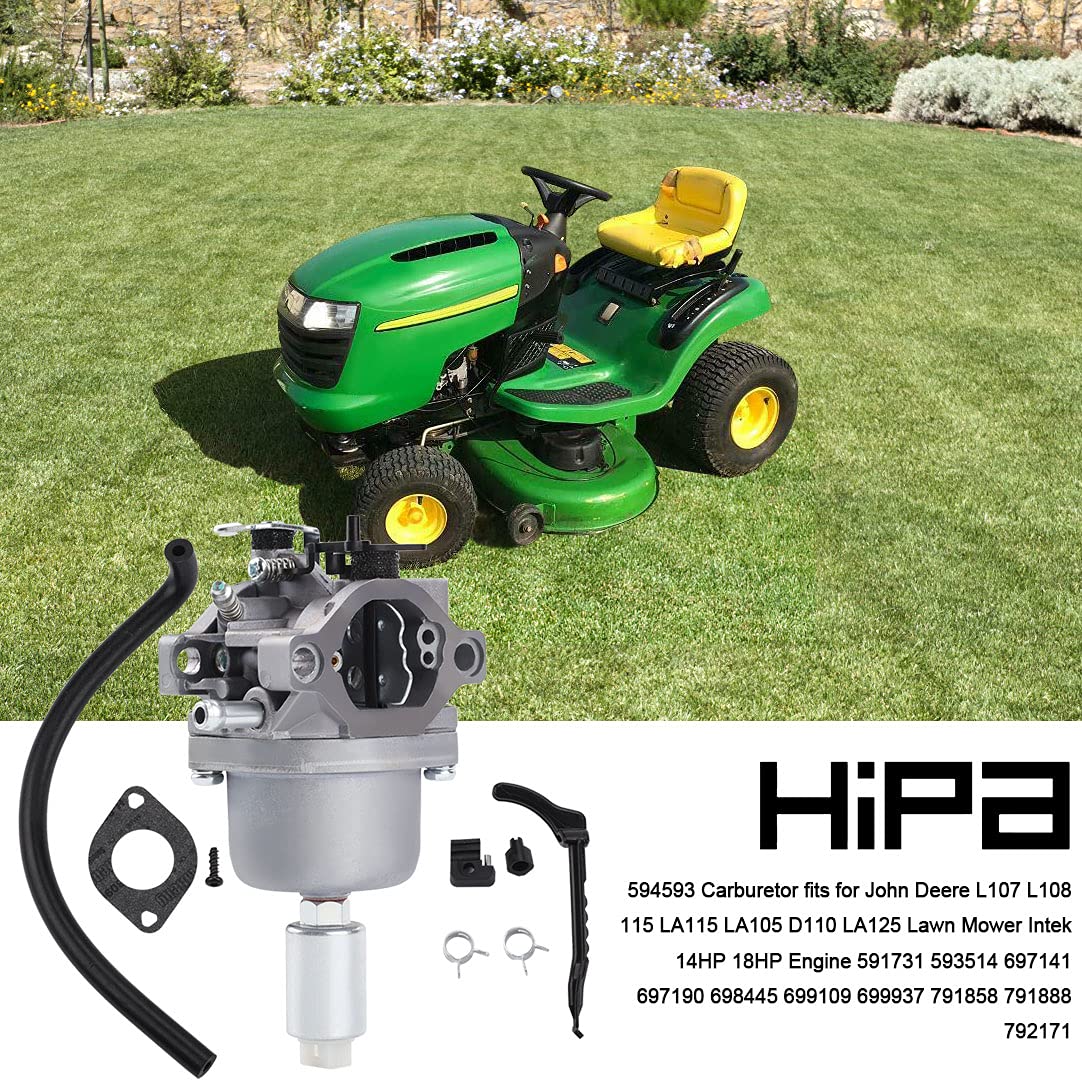 Hipa carburetor tuned jetting aids steady idling and responsive throttle.
