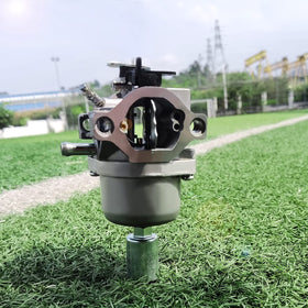 Hipa carburetor includes fuel filter for cleaner fuel flow.