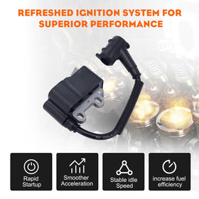 Hipa coil magneto replacement provides consistent ignition for dependable trims.