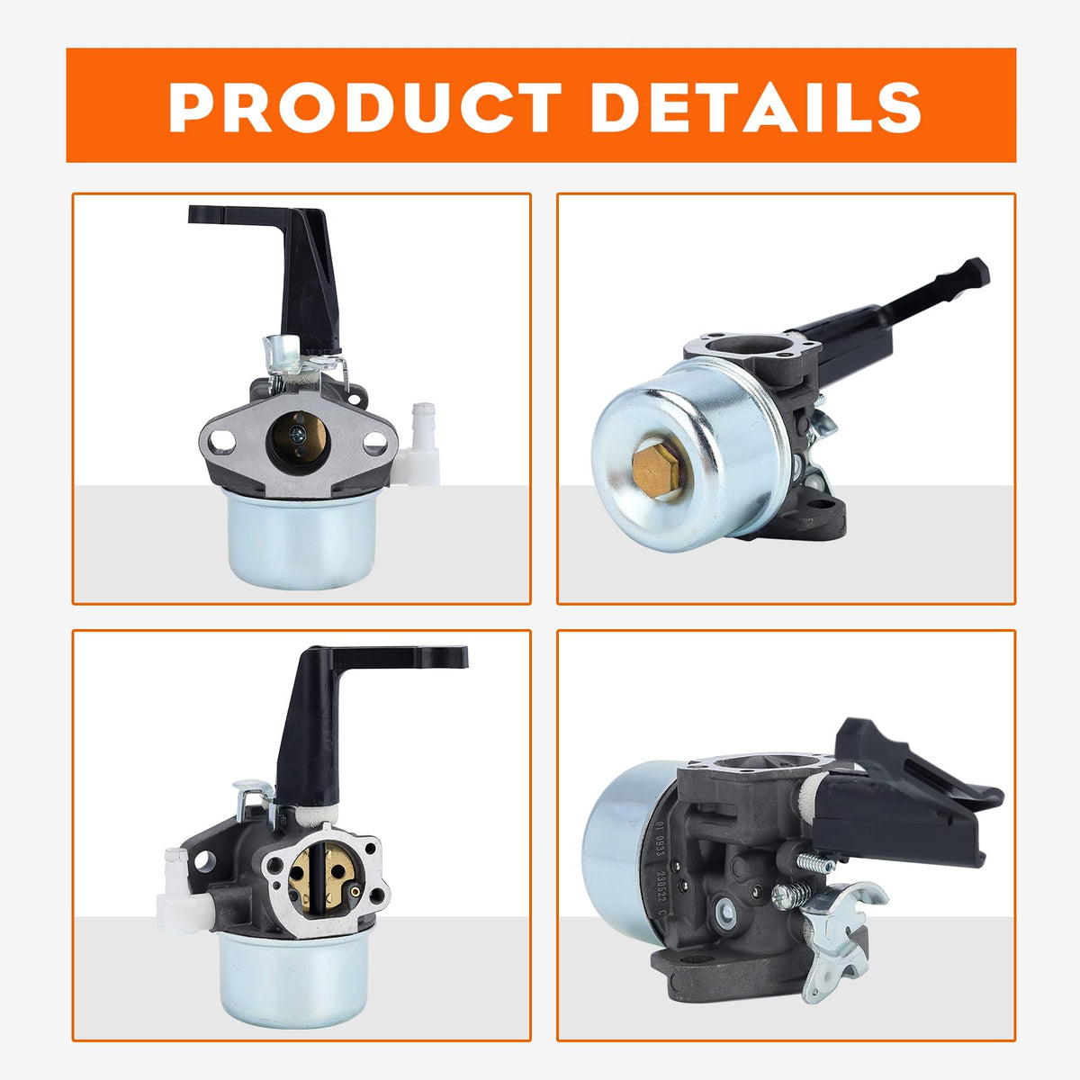 Hipa compatibility label demonstrates fit for 6-7hp Brigs Straton motors.