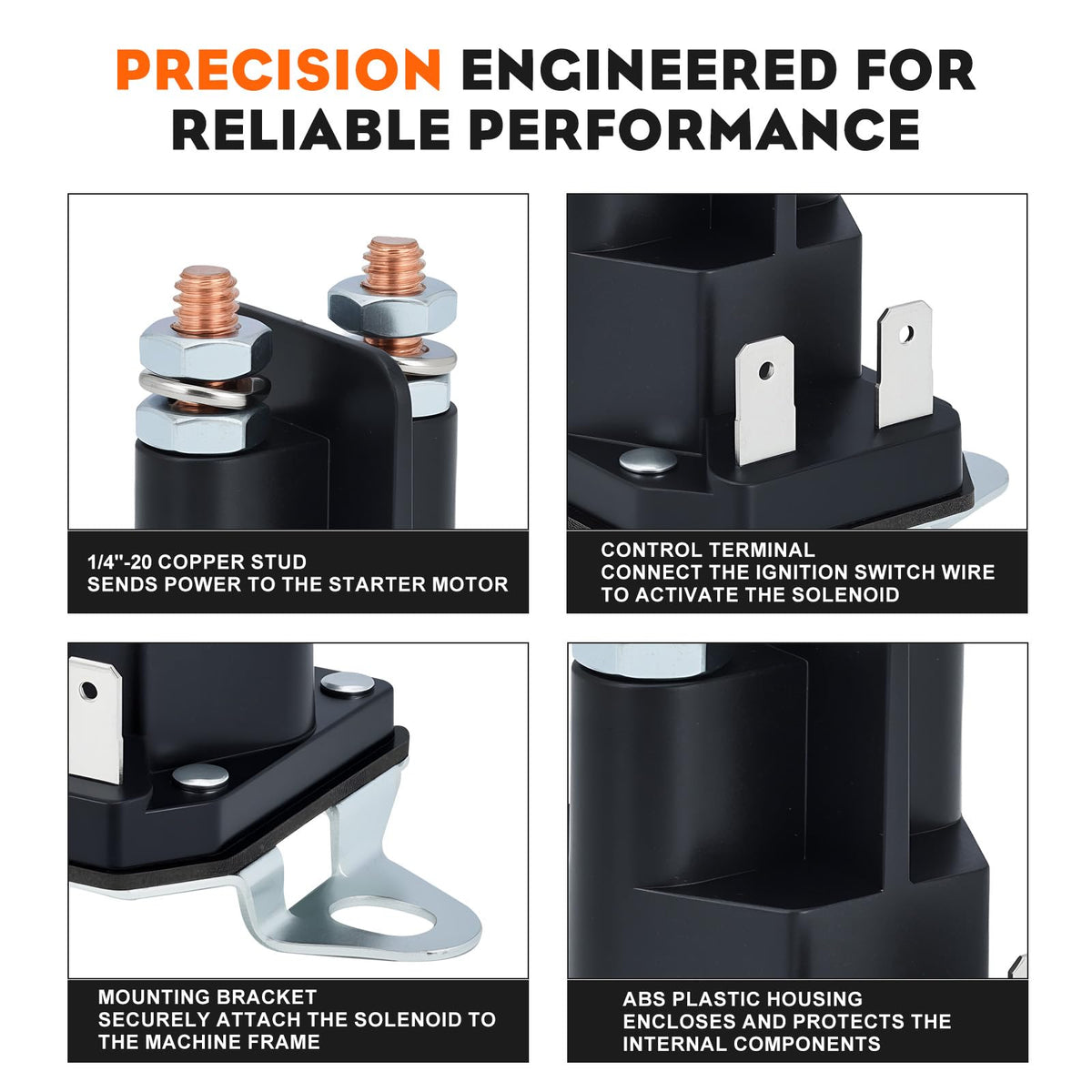 Copper-cadmium alloy contacts in Hipa solenoid for longevity