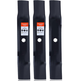 Hipa 3-pack D140 E140 high-lift blades front-view for efficient cutting