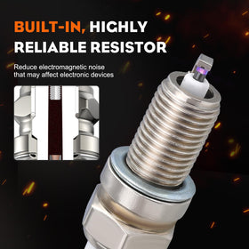 Hipa DCPR6E spark plug copper core improves heat dissipation