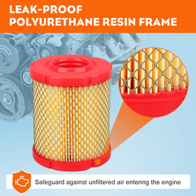 Hipa durable leak-proof seal ensures tight fit.