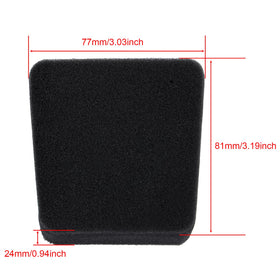Hipa E43 air filter two-pack side view highlighting compact design for easy replacement