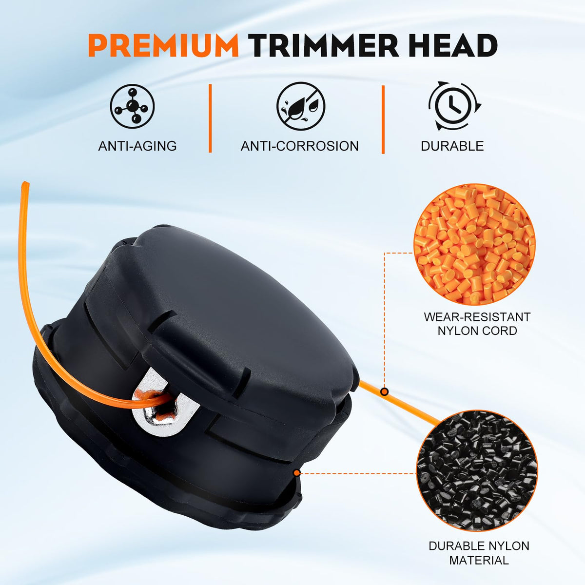 Hipa Echo SRM-230 head compatibility for efficient straight shaft trimming.