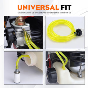 Hipa ethanol-resistant PVC fuel line ready for small engines
