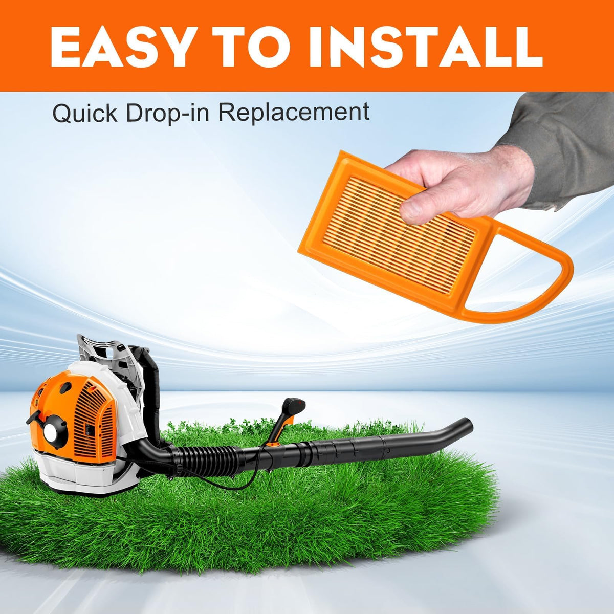 HIPA filter compatible with STIHL BR500 BR550 BR600 models
