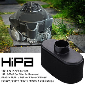 Hipa FR691v air filter dimensions label aids correct fit