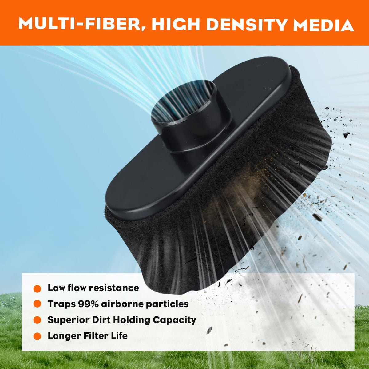 Hipa FR691V fuel filter 1 blocks contaminants for steady performance.