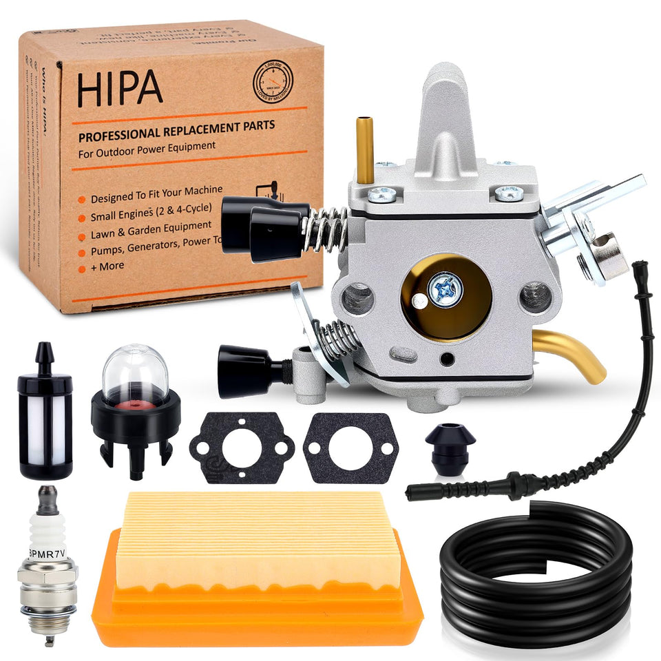 Hipa FS250 carburetor front view for precise STIHL replacement and easy installation